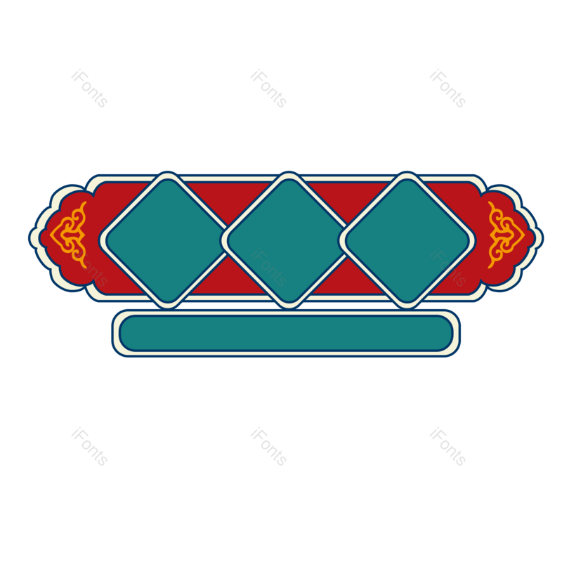 边框图片,复古元素,中国风PNG,文本框免抠素材